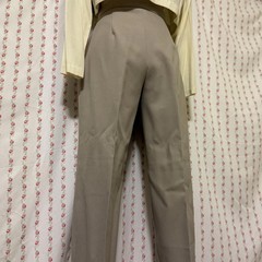 Vintage Barat Fashions High Waisted Beige Trouser Dress Pants size M
