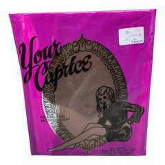Vtg Your Caprice Seamless 100% Nylon Stockings Size 10 Cinnamon Made In Italy