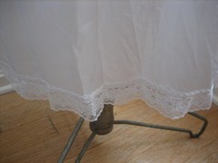 Vintage Vanity Fair Nylon White Full Slip, Lace Trim – Style 10-103 Size 42-48