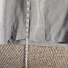Vintage Helene Blacke Dress Womens Sz 14 Gray Short Sleeve Business