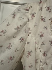 Gunne Sax by Jessica Vintage 1970s Victorian Maxi Dress Floral Lace