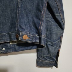 VINTAGE 70s Wrangler Black Tag Selvedge Denim Jacket No Wash Boys 16 Womens XS