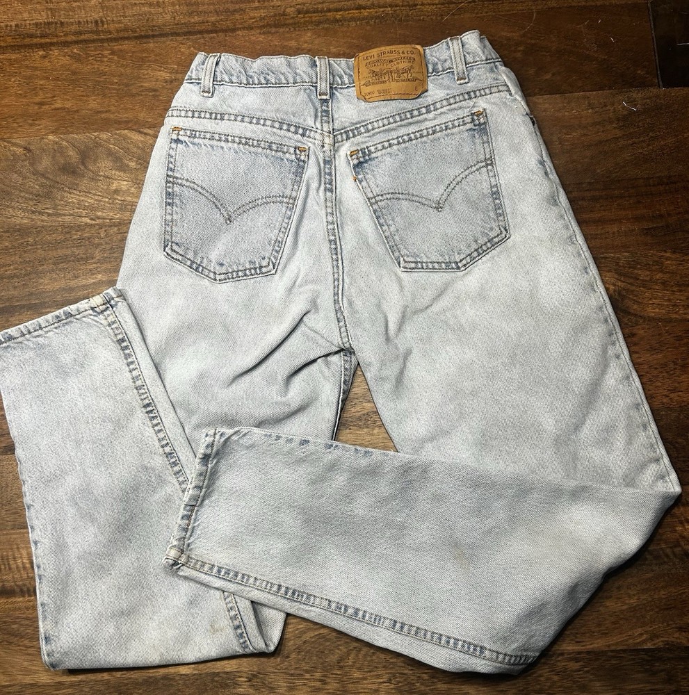 Levi’s Vintage 950 Relaxed Fit Tapered Leg Orange Tab Jeans Size 11 Long 90’s