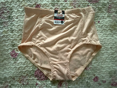 New Panty Style Girdle ShapeWear Beige Cotton Spandex Size XL