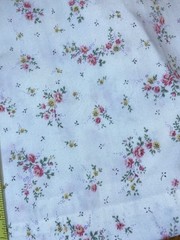 Vtg 80s Barbizon Cream Floral Nightgown Long Sleeves Pleates Cottage Core Sz L