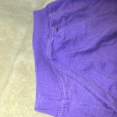 Vintage Honors Apparel Purple tshirt SHOULDER PADS 100% cotton Large cuff sleeve
