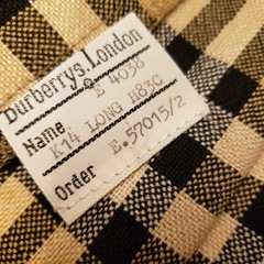 Vintage Burberrys Nova Check Wool Skirt Waist 28″x 29″ Long Sz”K14 Long” England