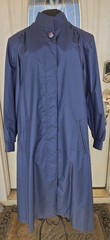 1980s FLEETSTREET Trench Coat Raincoat With Banded Collar Size Large