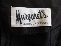 Vintage Margaret’s Lubbock Dress XS/S Women Black Teal Taffeta Velvet Strapless