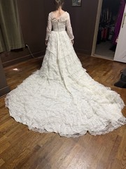 Vintage 60’s Bridal Originals Wedding Dress with Long Train