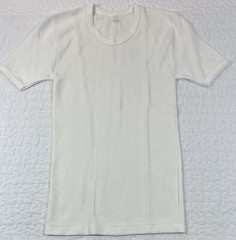 Vintage Wool Base Layer Womens L Ivory 2-Ply Wool exterior /Cotton interior NOS
