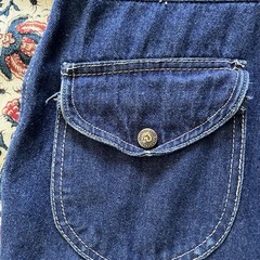 Vintage N’est Ce Pas Denim Overalls Jumpsuit 1970’s Women’s XS/ S Cotton Catsuit