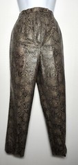 Y2K Harve Benard Snakeskin High Waist Pant Set 2pc XS/S Cocktail Party Night Out