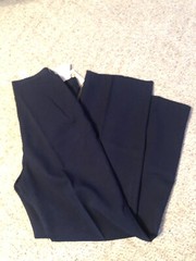 Alex Colman Pants Women’s Size 14 Blue Texturized Dacron Polyester New Tags 4099
