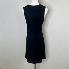 Byer Too California Vintage 90s Striped Sleeveless Dress Black Blue Small USA