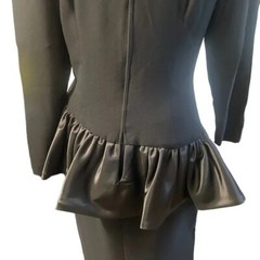 Morton Myles for Neiman Marcus 1970s/1980s Black Disco Cocktail Dress, Size 12
