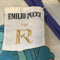 Vintage Emilio Pucci For R Duster Robe Small 10-12 Made In USA 8 Buttons