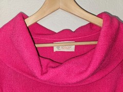 Vintage Kimberly Knitwear Mod Cowl Neck Sweater Top Virgin Wool Mohair 60s