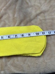 VTG Socks Yellow School Girl Knee High 80’s 30” NOS Acrylic Nylon Blend 10-13