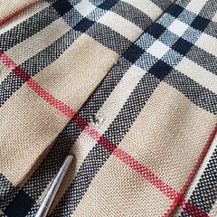 Vintage Burberrys Nova Check Wool Skirt Waist 28″x 29″ Long Sz”K14 Long” England