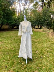 Edwardian 1900s Cotton Lawn Two Piece Set –Broderie Anglaise & Irish Crochet S/M