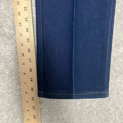 Vintage Lee High Waist Straight Leg Jeans Dark Wash Denim Made in USA 16 28×30