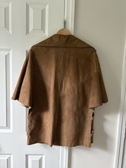 Vintage 70’s Altman Of Dallas Brown Suede Cape