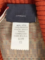 Vintage70s Family Fashions by Avon 2 Pc Set Cardigan Belted Pants Rust Color