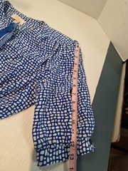 Vintage Lady Carol Dress, Woman’s 12, Polyester, Pleated, Long, Button, Belt