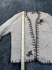 Blairmoor Sweater Cardigan Vintage 50’s Beige SEE PICS FOR MISSING TRIM