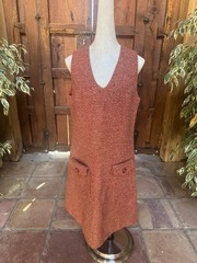 Vintage Young Pendleton Peck&Peck New York Wool Tweed Dress 1960s S 11-12