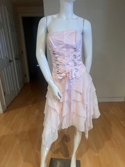 Y2K 90’S VINTAGE JESSICA MCCLINTOCK STRAPLESS CORSET FAIRY WHIMSICAL DRESS SZ 8