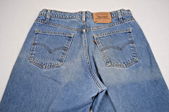 VTG Levis 550 Jeans 34 x 30 90s Relaxed Joker Fade Straight Leg Made USA c.1997
