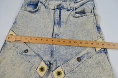 VTG 80s 90s Stone Acid Light Blue Wash Prima Classe Made Israel 34 Womens Jeans