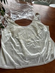 Adonna Vintage Camisole Top Women’s 40 All Nylon Lace Half Slip Cami