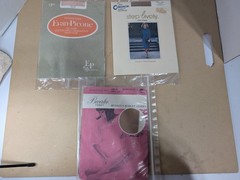 Vintage Pantyhose Lot Of 3 Size Small Pink Toast Brown Color Sears Hudson’s NOS