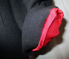 Vtg 80s CRISCIONE Red/Black Blazer Jacket~L~Studded Padded Shd Hollywood Glam US