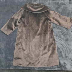 Vintage Brazotta Brown Fur Coat by Collins & Aikman Styled by Fairmoor Lined