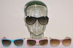Pretty Girl Sunglasses plastic frames plastic lens 100% UV assorted colors each