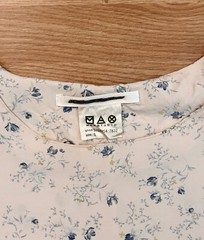 Vintage 1990s MAX STUDIO Floral Baby-Doll Dress