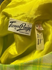 NOS XS~S 3 Pc Pants Suit Set Teena Paige Vest Turtleneck Top Bell Bottom Outfit
