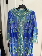 emilio pucci vintage form fit roger’s night gown robe