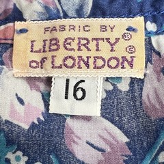 Vintage Liberty of London Floral Lawn Cotton Dress Size 16 (8)