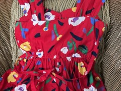 Robbie Bee RED Sun Dress ~ Eyecatcher!