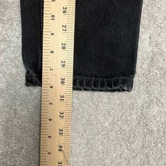 Vintage Levis 551 Relaxed Fit Tapered Leg Jeans Womens 12 Long Black Made in USA
