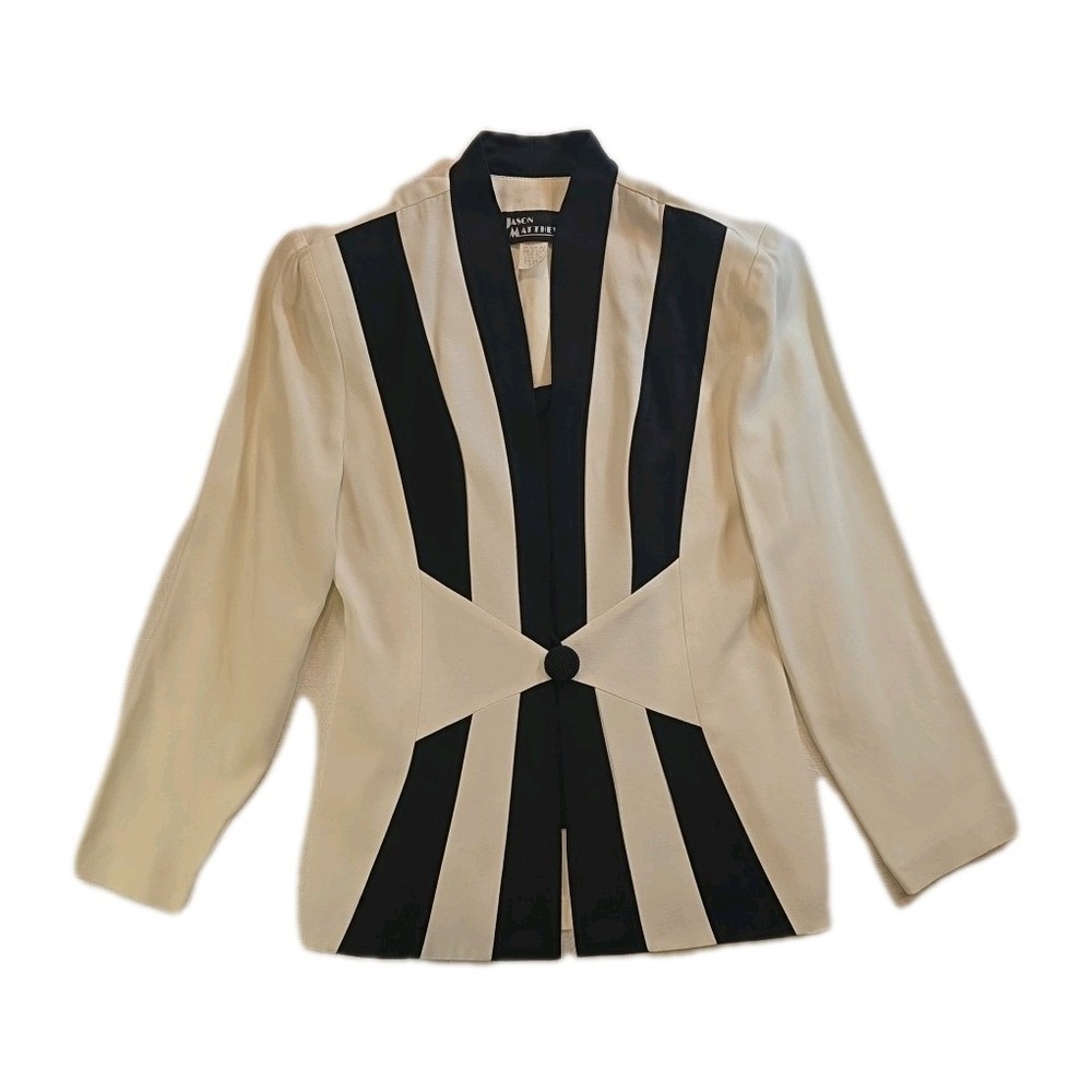 Vintage Black & White Jason Matthew Blazer – Size 8