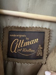 Vintage 70’s Altman Of Dallas Brown Suede Cape
