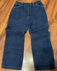 Vintage 70s Wrangler Jeans 30X28 No Fault High Waisted Straight Ankle Length