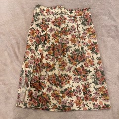 Vintage 80’s Floral Cottagecore Prairie Skirt Top Set Puff Romantic Fairy Sz 5
