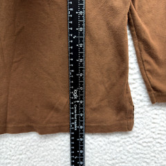 Y2K Vintage Henley Polo Top Medium Brown Bella Swan Preppy Fairy Whimsigoth
